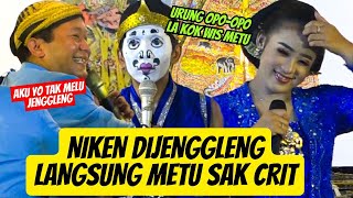 #2 Niken Salindry Dijenggleng Gareng Langsung Metu Sak Crit !! Garai Dalang'e Pengen Jenggleng