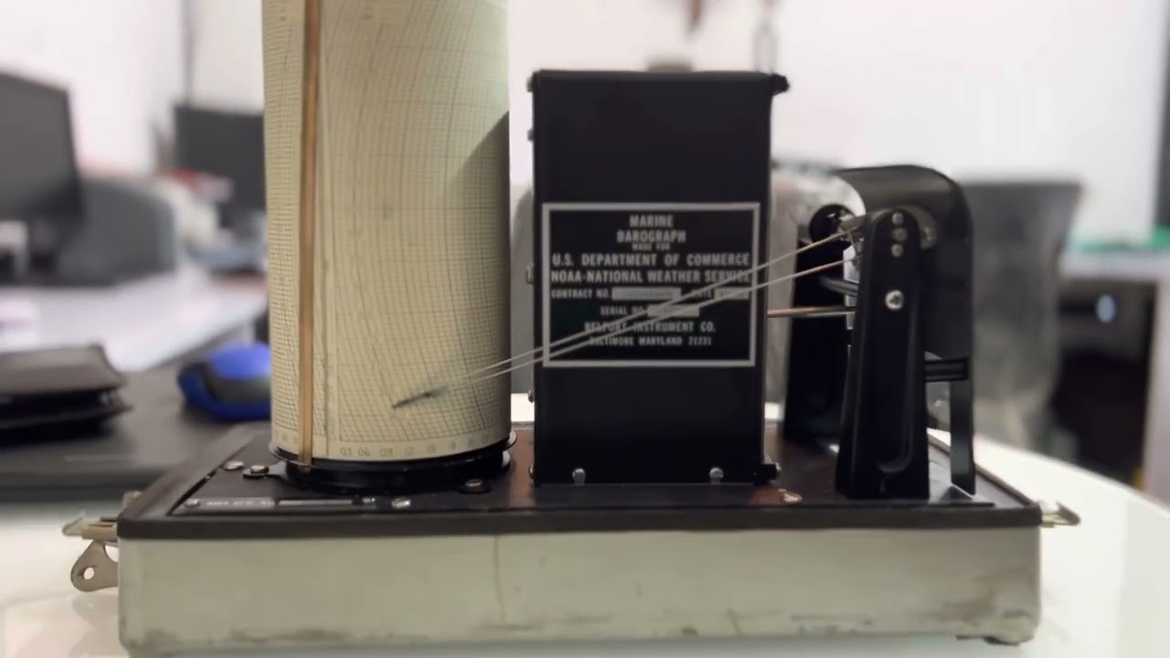 Belfort Marine Self Recording Atmospheric Weather Barograph Instrument MARYLAND