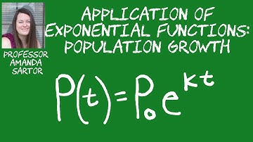 Application of Exponential Functions Population Growth