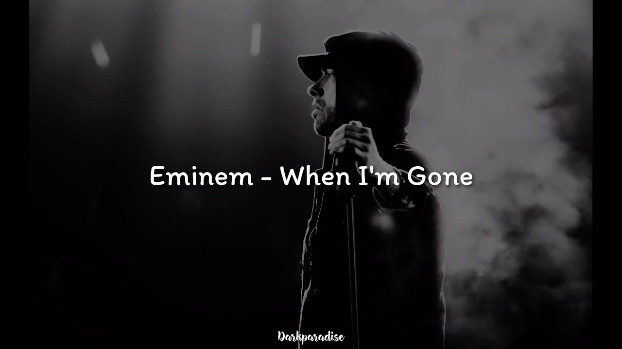 Eminem When Im Gone Lyrics Deutsch Eminem - When I’m Gone (lyrics) - YouTube