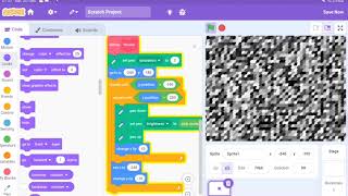 How to make a random noise texture generator in scratch