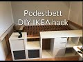 DIY Podestbett mit viel Stauraum - IKEA hack - Platform Bed
