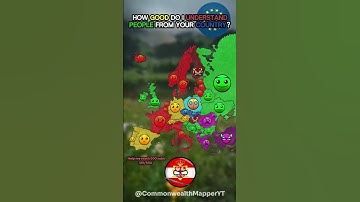 How good can I understand people from your country? #shorts #map #mapguide #mapping #geotube #europe