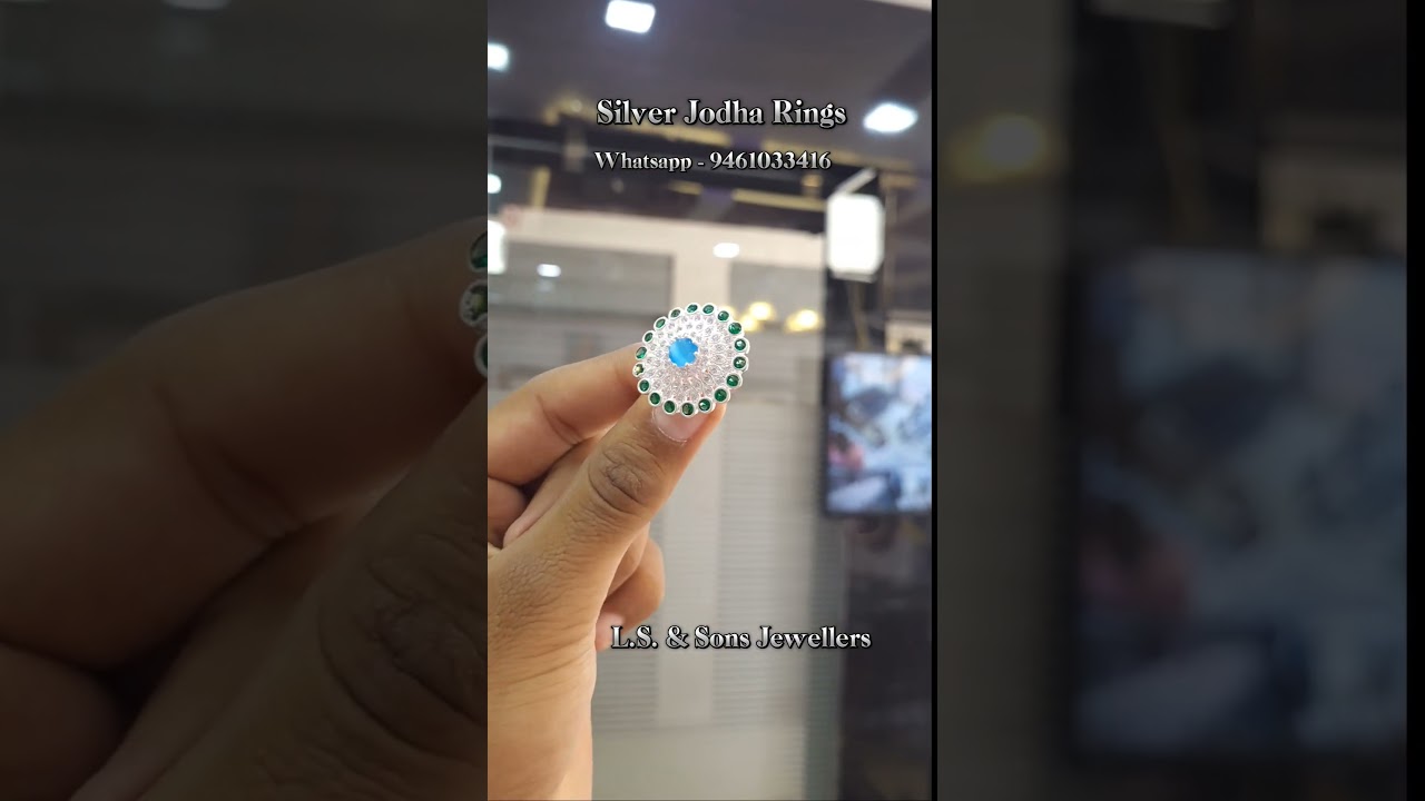 ⚜️ Silver Jodha Rings ⚜️.⚜️L.S. & Sons Jewellers⚜️.⚜️Whatsapp - 9461033416⚜️.⚜️ Tags ⚜️ -  