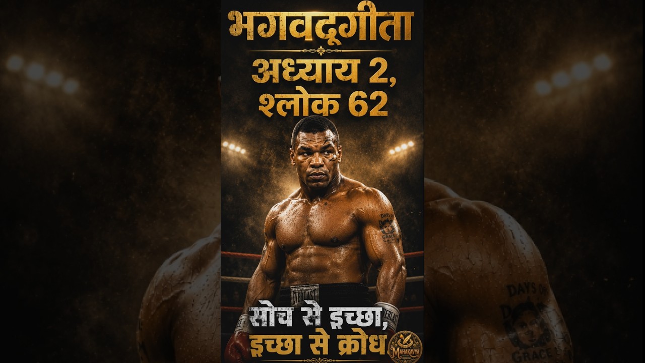 2. 62 Hindi 2.62 | सोच से लगाव, लगाव से इच्छा, इच्छा से क्रोध#BhagavadGita #श्लोक262 #क्रोध