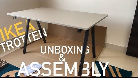 IKEA Trotten Worktable | step by step FULL :Assembly