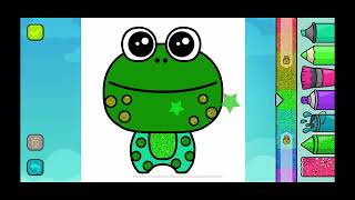 Vamos Colorir Um Lindo Sapinho