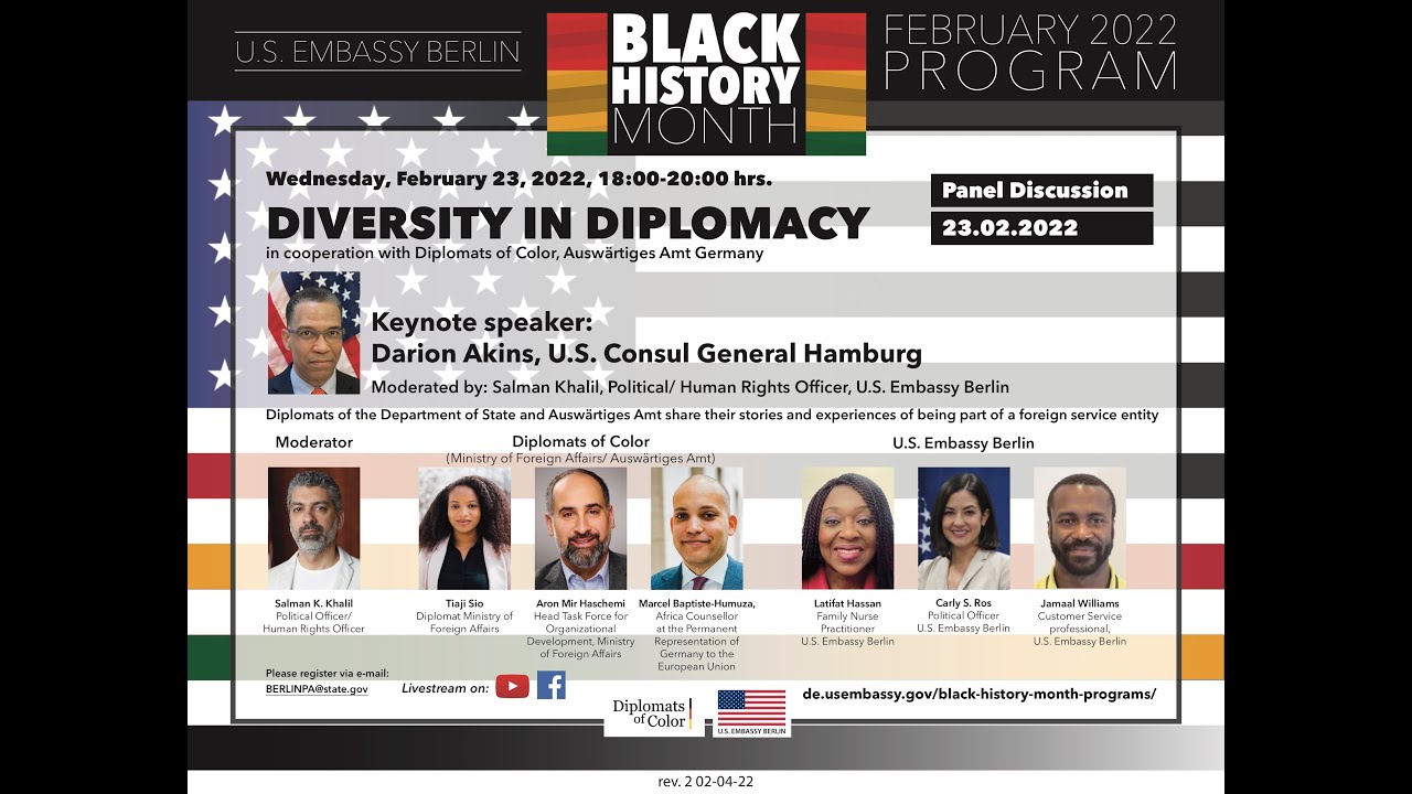 DIVERSITY IN DIPLOMACY in cooperation with Diplomats of Color
