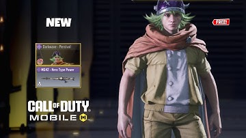 *NEW* FREE Darkwave - Percival Skin & MG42 - Hero Type Power Gameplay in COD Mobile!