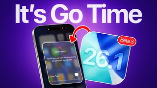 iOS 26.1 Beta 3 Released - UNEXPECTED Changes!