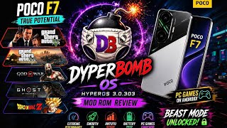 DYPERBOMB OS Review 🔥 HyperOS 3 Mod ROM With PC Game Emulation on POCO F7