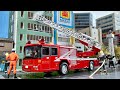 【圧巻】巨大ハシゴ車、出動。【働く車】｜EPIC Japanese Ladder Truck