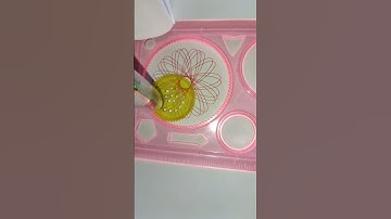Spirograph Magic Ruler Small ruler big wisdom Beautiful #satisfying #viral #asmr #pattern #shorts