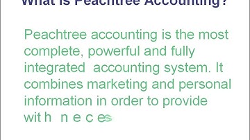 PEACHTREE ACCOUNTING TUTORIAL  ፒችትሪ አካውንቲንግ  Chapter 1 section 1