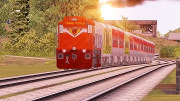 Kamakhya Yesvantpur AC SF Express in MSTS Open Rails