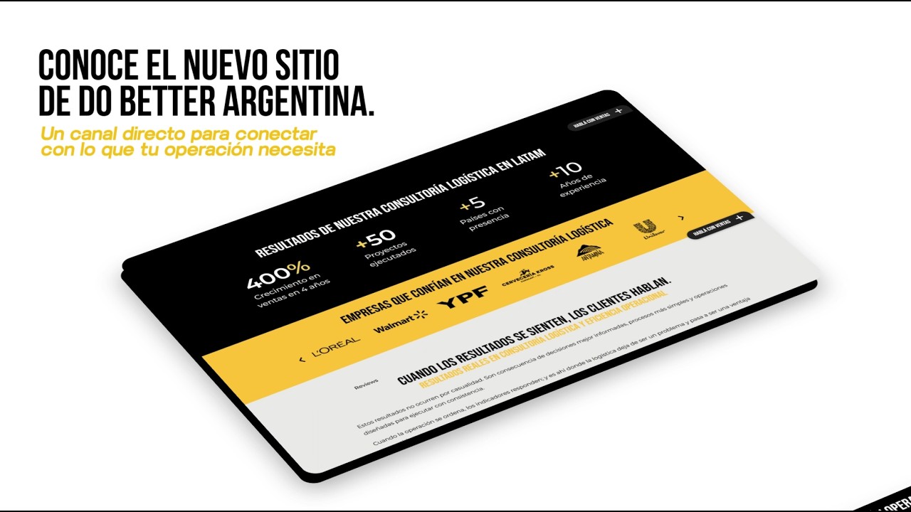 Lanzamiento de la web de Do Better Argentina