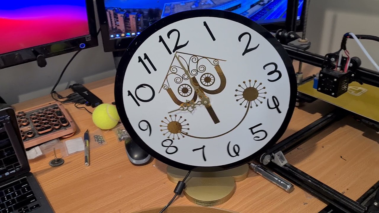 Finished it's a small world themed clock