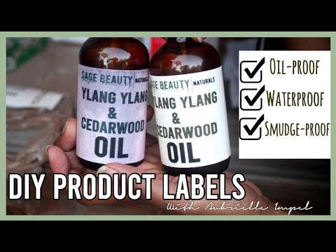 How To Make Your Labels Waterproof, Oil-proof, & Smudge-proof