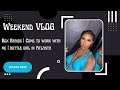WEEKEND VLOG| GETTING BOX BRAIDS| COME TO WORK WITH ME| BOTTLE SERVICE| BARTENDING| SHARAE PALMER