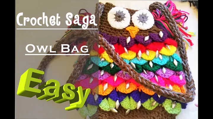 Learn How to Crochet an Adorable Crocodile Stitch Owl Bag