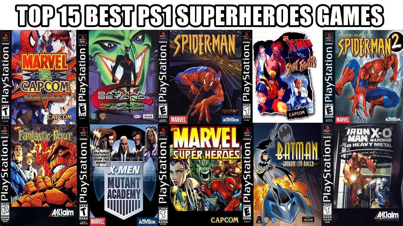 Top 15 Best PS1 Superheroes Games Of All Time