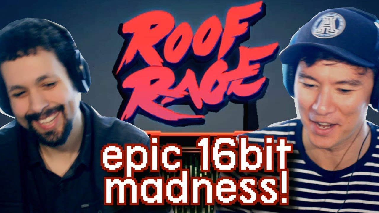 ROOF RAGE Gameplay! (16bit Awesomeness)