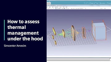 HOW TO Assess thermal management under the hood with Simcenter Amesim | Tutorial