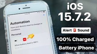 Set 100% FULLY Charged Battery Alarm on any iPhone - Enable Now🔥🔥 screenshot 5
