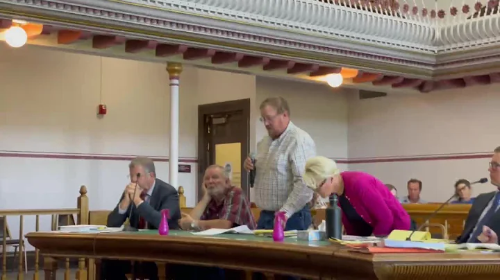Alan Erickson makes a statement to the court