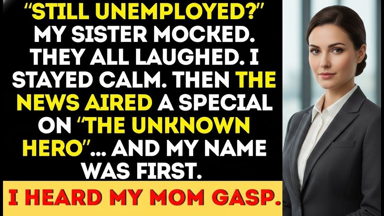 My Family Branded Me a Deadbeat—Until My Secret Missions Were Declassified on National TV.