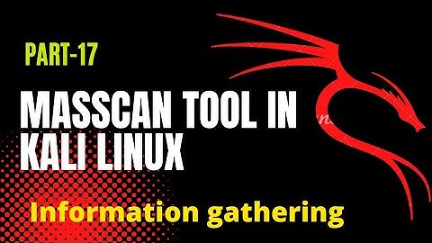 masscan port scanning tool Tutorial in Kali Linux | The AB