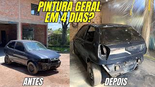 PINTEI O PALIO DO DIVÓRCIO NA MINHA NOVA "CABINE DE PINTURA"