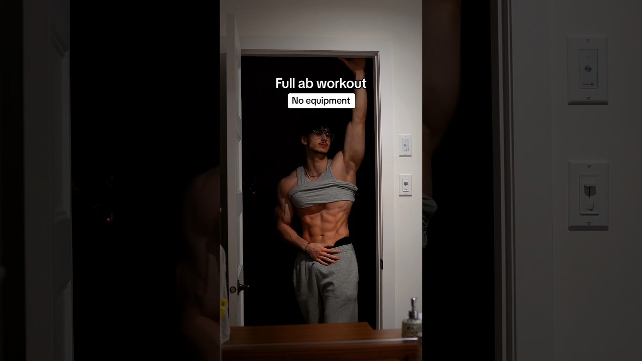 My Full No Equipment Ab Workout 🦾