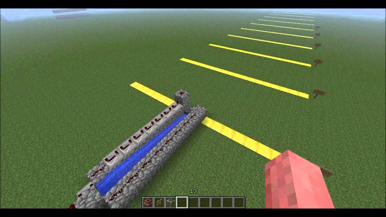 Minecraft - The perfect TNT cannon (IMPROVED!) - YouTube