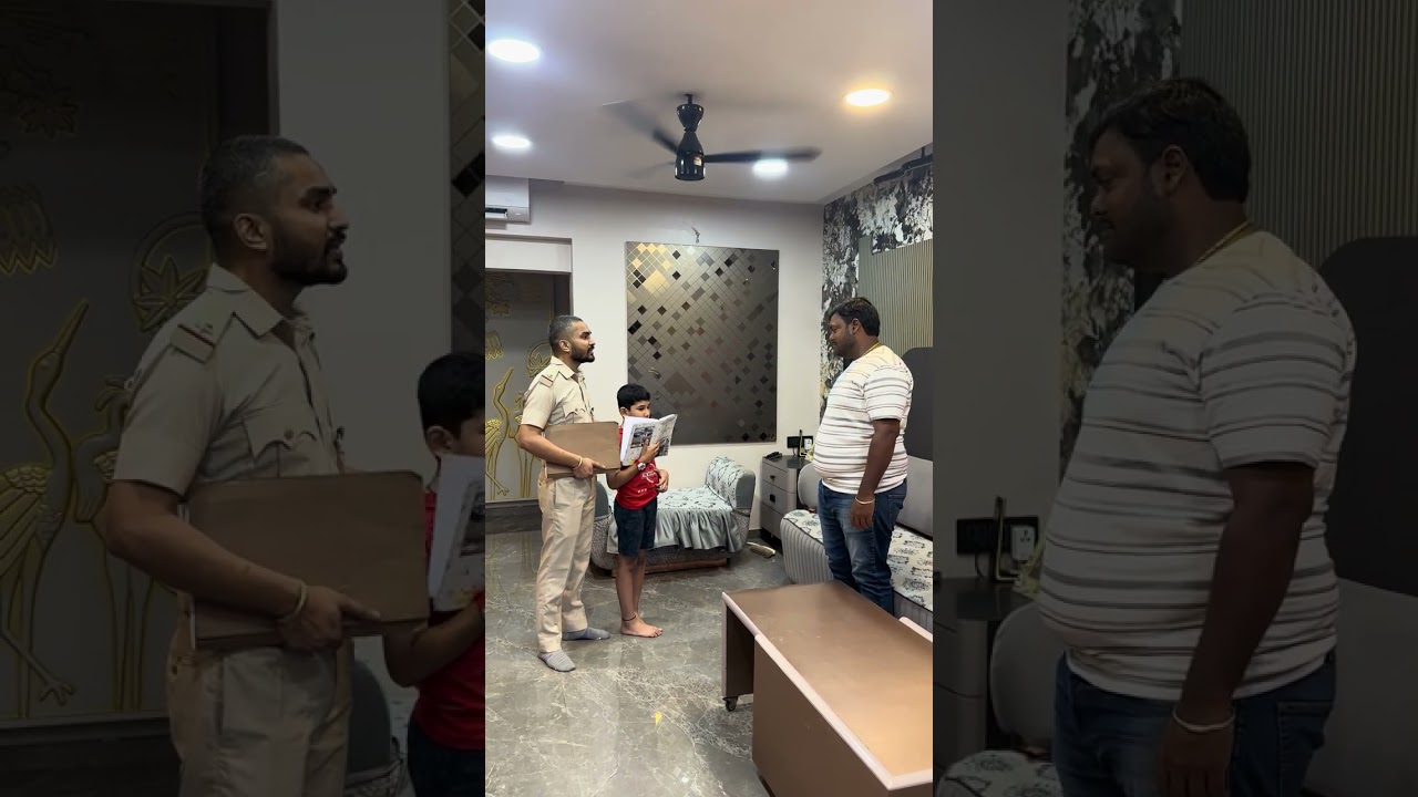 10 साल के बच्चे ने बुलाया पुलिस को | Rathi Vardi Wala