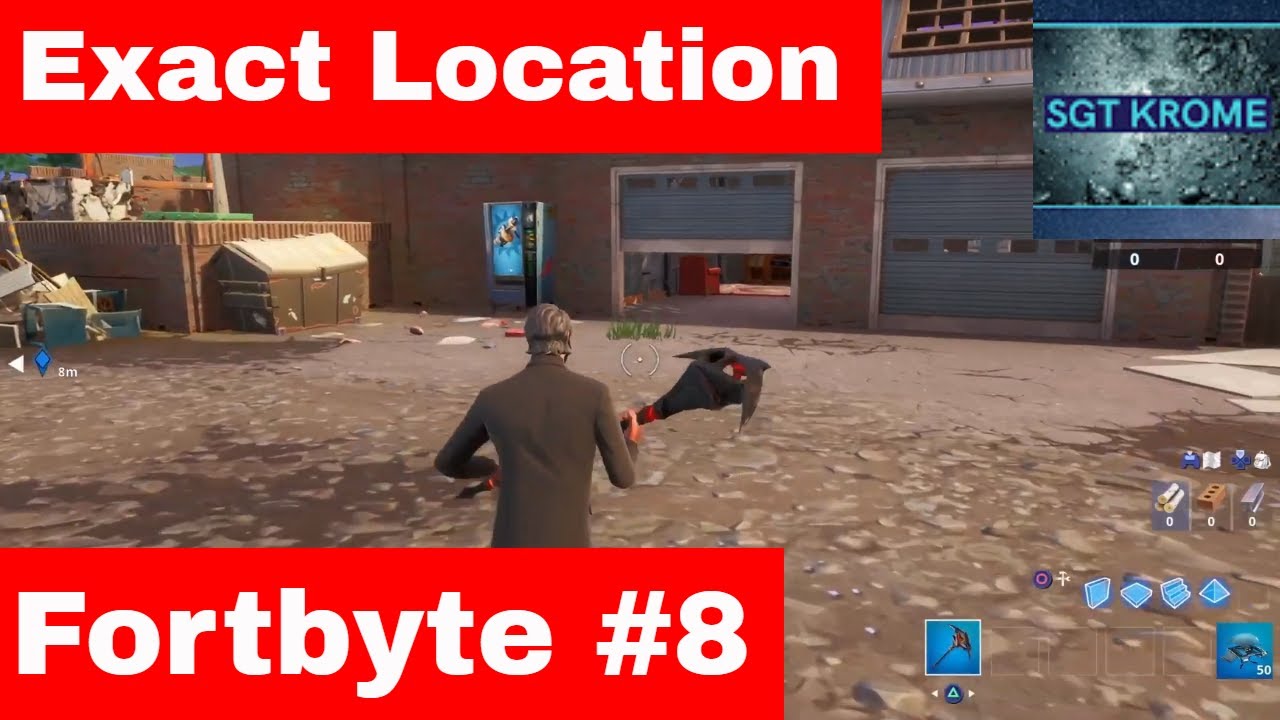 Fortbyte #8 Location - Fortnite Season 9 Fortbytes
