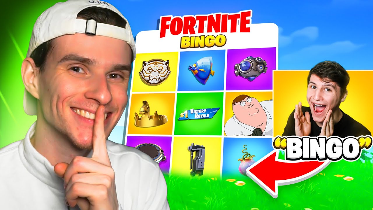Alvi spielt Fortnite BINGO in Chapter 5 gegen derJonzy! 😳 - (Bingo ...