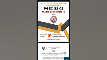 KKHSOU Master of Arts (Economics) Macro Economics- II (PGEC S2 02) Solved Assignment 2025