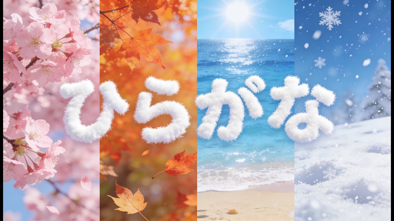 ひらがなのうた | Hiragana Song for Kids | Learn Japanese Alphabet - kanji - AI Music