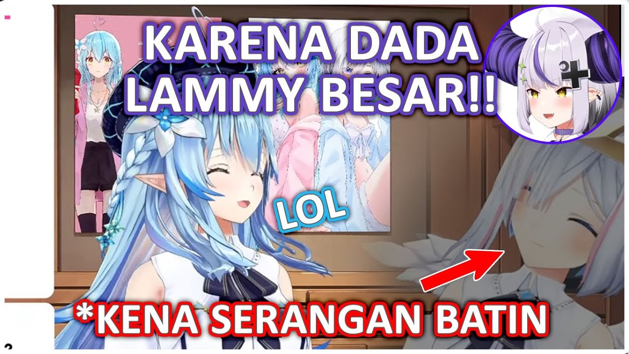 LAPLUS Yang Blak-Blakan Pilih LAMMY Karena Dadanya | (Hololive Clips)