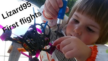 Lizard 95 - First flights (Betaflight 3.2)