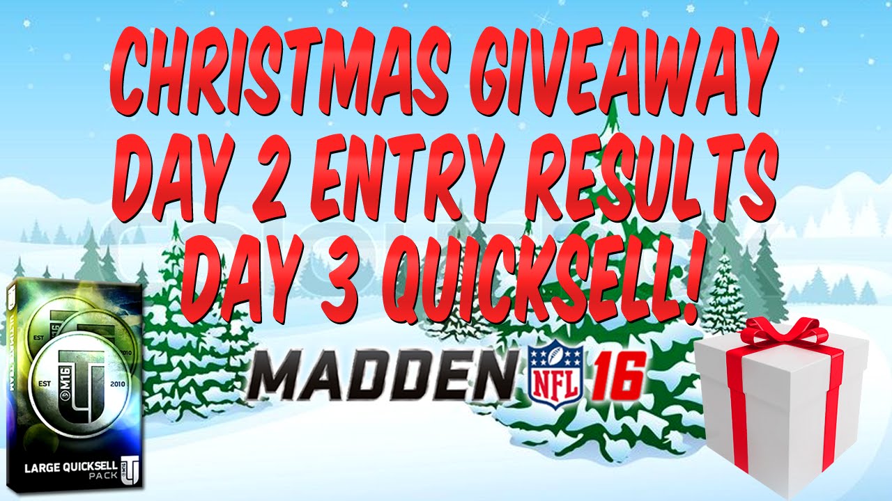 MUT 16 Christmas Large Quicksell Pack Opening Promo - One Entry Results #2