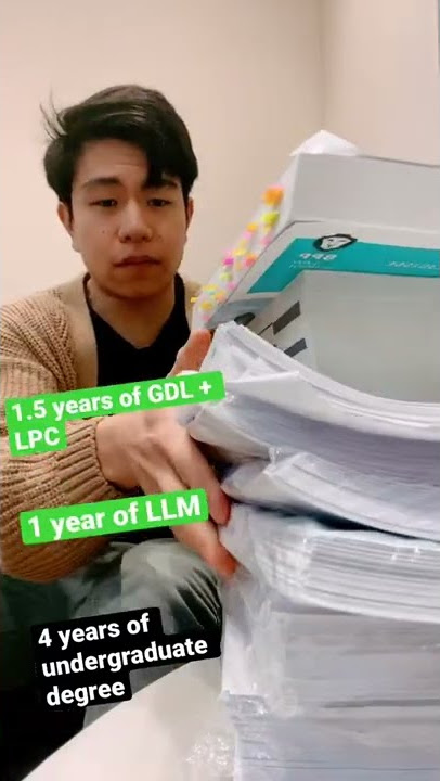 How long it took me to become a lawyer…
