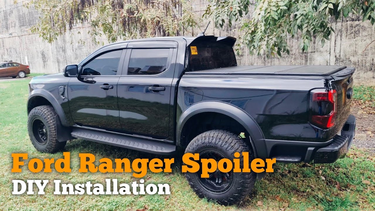 FORD RANGER - Finally Got My Ranger Spoiler! Worth the Wait 😱 | DIY ...