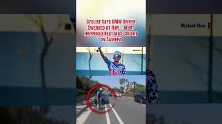 BMW Driver Arrested After Swerving Toward Cyclists — Wild Road Rage Caught on Camera