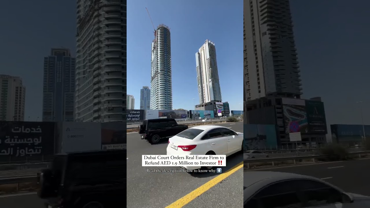 Dubai Court Orders Real Estate firm to Pay back AED 1.9 Million to Investor ⬇️