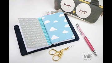 DIY Paper Pocket Folder for Passport size Traveler’s Notebook.