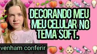 🍑✨decorando meu celular no tema soft✨🍑 screenshot 3