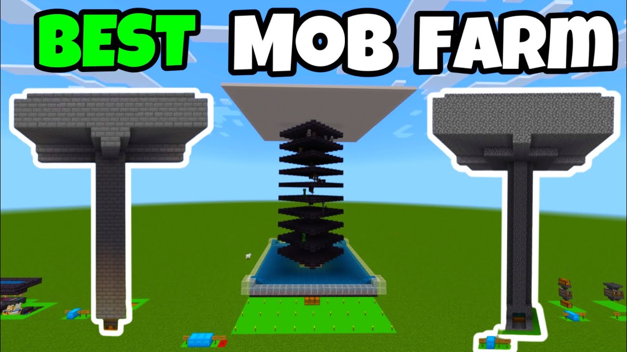 Minecraft Best Mob Farms To Build In Bedrock 1.17 - YouTube