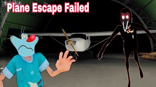 Plane Escape Failed 😭 | Bungu Horror Game With Oggy and Jack